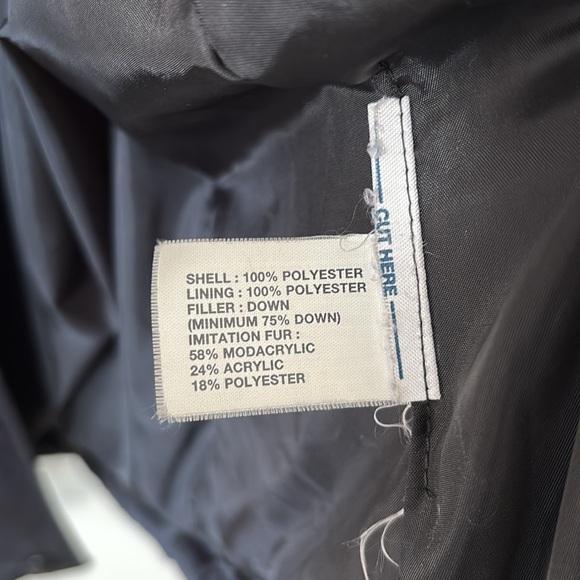 GAP Black Puffer Down Vest Size Small - Picture 6 of 9